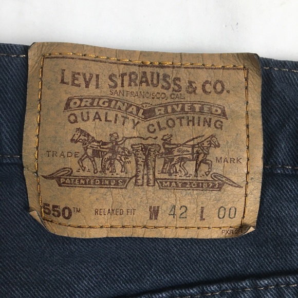 Vintage Levi’s 550 Orange Tab Relaxed Fit Jean Shorts 42 - Picture 8 of 17